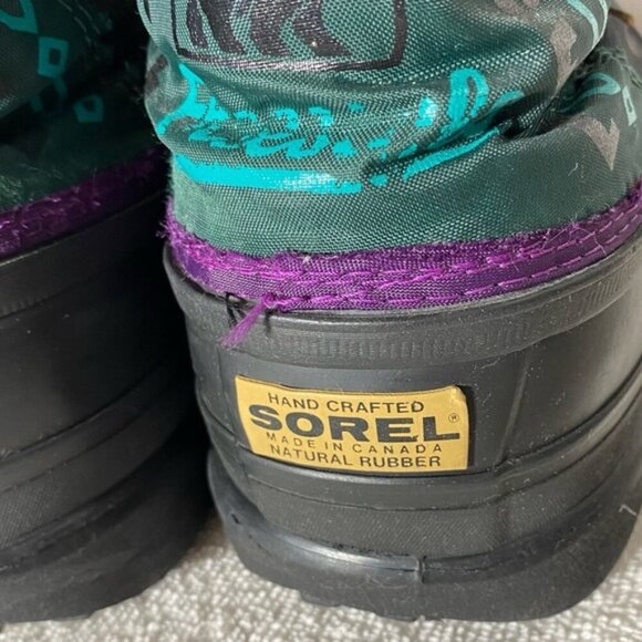 Vintage Sorel Navy Blue insulated Winter Boots 11 - Picture 8 of 16